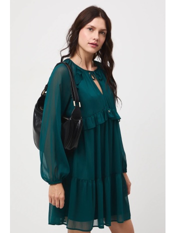 φόρεμα medicine χρώμα πράσινο κύριο υλικό 100%