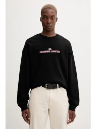 μπλούζα guess jeans χρώμα: μαύρο, m5bq24 k9v31 85% βαμβάκι, 15% πολυεστέρας