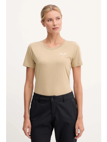 μπλουζάκι salewa eagle vocab χρώμα πράσινο, 00.0000029199