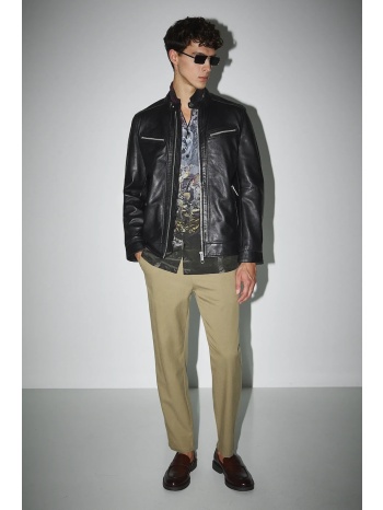 δερμάτινο μπουφάν medicine ανδρικά, χρώμα μαύρο κύριο