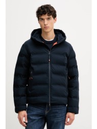 μπουφάν tommy hilfiger χρώμα: ναυτικό μπλε, mw0mw40637 100% πολυεστέρας