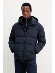 μπουφάν με επένδυση από πούπουλα tommy hilfiger χρώμα: ναυτικό μπλε, mw0mw40616 κύριο υλικό: 100% πο