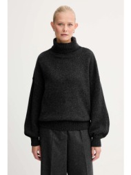 μάλλινο πουλόβερ sessun χρώμα: γκρι, 25109034 90% μαλλί, 10% κασμίρι