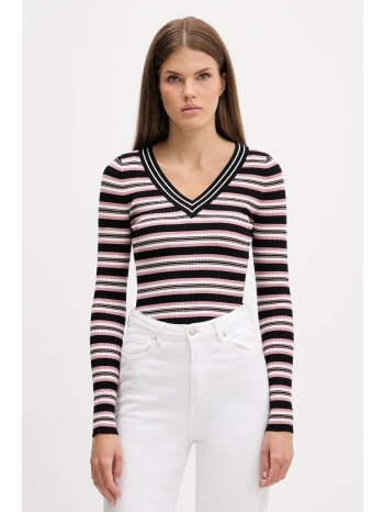 πουλόβερ guess jeans χρώμα μαύρο, w5br05 z3p32 56%