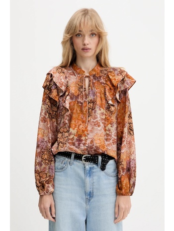 πουκάμισο desigual romantica χρώμα πορτοκαλί, 25wwbw08 85%