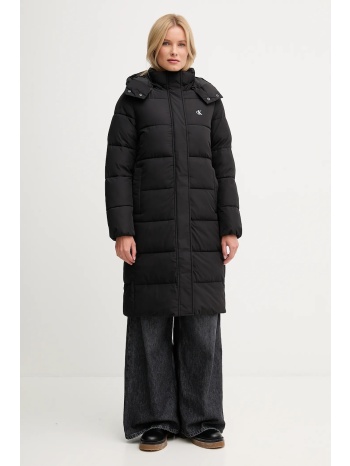 μπουφάν calvin klein jeans χρώμα μαύρο, lv047d512g 100%