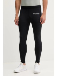 κολάν προπόνησης hummel ανδρικό, χρώμα: μαύρο, 227255 78% πολυαμίδιο, 22% ελαστάν