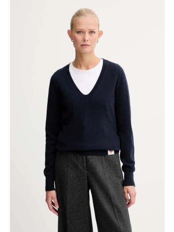 πουλόβερ κασμίρ bally χρώμα ναυτικό μπλε, wkn0ao 100%