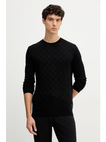 πουλόβερ με προσθήκη μαλλιού karl lagerfeld ανδρικό, χρώμα