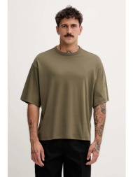 βαμβακερό μπλουζάκι adidas soft lux ανδρικό, χρώμα: πράσινο, kb8094 100% βαμβάκι