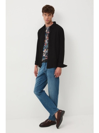 πουκάμισο medicine χρώμα μαύρο 100% βισκόζη πλύση σε