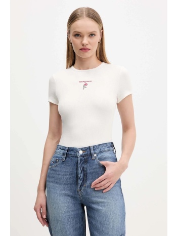 μπλουζάκι tommy jeans χρώμα μπεζ, dw0dw21787 95% βαμβάκι