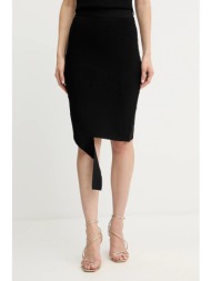 φούστα herve leger alma χρώμα: μαύρο, hlt3536090 91% ρεγιόν, 8% νάιλον, 1% ελαστάν