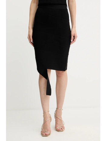 φούστα herve leger alma χρώμα μαύρο, hlt3536090 91%