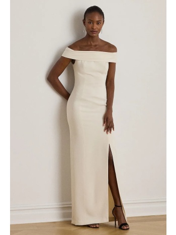 φόρεμα lauren ralph lauren χρώμα μπεζ, 253982109 κύριο