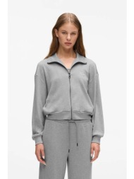 μπλούζα karl lagerfeld χρώμα: γκρι, a4w44017 44% βισκόζη, 26% πολυεστέρας, 23% νάιλον, 4% ελαστάν, 3