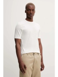 βαμβακερό μπλουζάκι hugo ανδρικό, χρώμα: μπεζ, 50542969 100% βαμβάκι