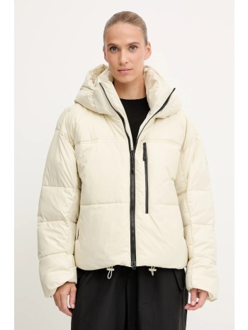 μπουφάν adidas by stella mccartney χρώμα μπεζ, jv8548
