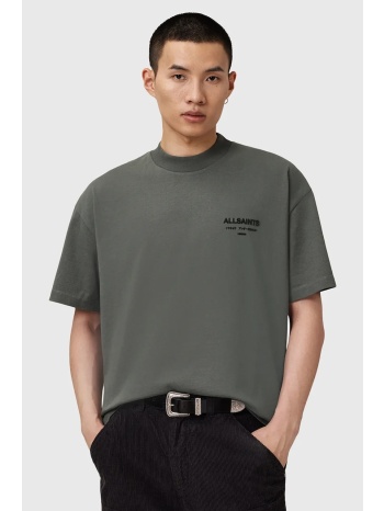 βαμβακερό μπλουζάκι allsaints xander ανδρικό, χρώμα