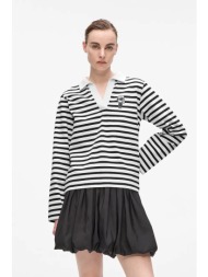 βαμβακερή μπλούζα με ...