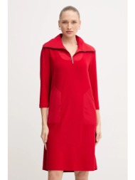 φόρεμα joseph ribkoff χρώμα: κόκκινο, 244045 υλικό 1: 96% πολυεστέρας, 4% σπάντεξ
υλικό 2: 100% πολυ