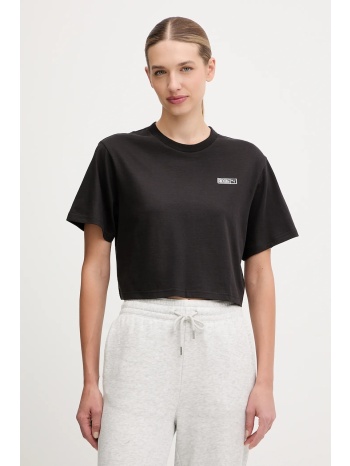 μπλουζάκι puma puma x rosé χρώμα μαύρο, 633806 70%