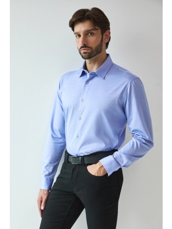 βαμβακερό πουκάμισο medicine ανδρικά, χρώμα μπλε 100%