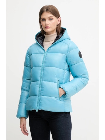 μπουφάν save the duck lois χρώμα μπλε, d38090w.love21