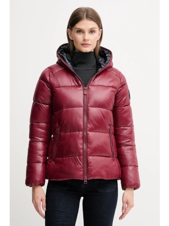 μπουφάν save the duck lois χρώμα μπορντό, d38090w.love21