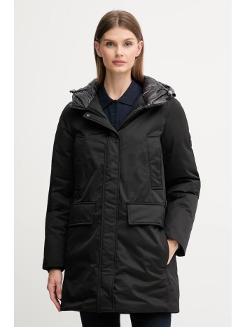 μπουφάν tommy hilfiger χρώμα μαύρο, ww0ww46533 κύριο