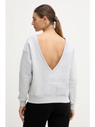 μπλούζα muuv. χρώμα: γκρι, 0 90% βαμβάκι, 10% πολυεστέρας