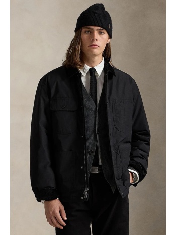 μπουφάν polo ralph lauren χρώμα μαύρο, 710968141 60%