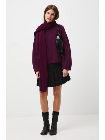 πουλόβερ medicine χρώμα μπορντό 53% βαμβάκι, 25% ακρυλικό