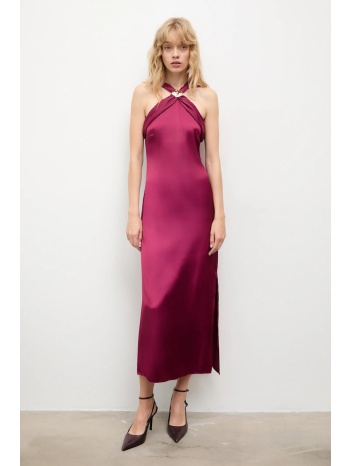 φόρεμα answear.lab χρώμα κόκκινο 100% πολυεστέρας