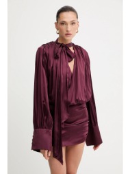 μεταξωτό φόρεμα rotate χρώμα: μπορντό, 1146532734 κύριο υλικό: 100% βιολογικό μετάξι
φόδρα: 92% βισκ