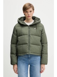 μπουφάν tommy jeans χρώμα: πράσινο, dw0dw21625 κύριο υλικό: 100% πολυαμίδιο
φόδρα: 100% πολυεστέρας
