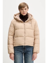 μπουφάν tommy jeans χρώμα: μπεζ, dw0dw21625 κύριο υλικό: 100% πολυαμίδιο
φόδρα: 100% πολυεστέρας
ένθ