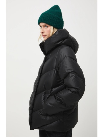 μπουφάν με επένδυση από πούπουλα medicine χρώμα μαύρο