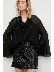 φούστα answear.lab χρώμα: μαύρο κύριο υλικό: 95% πολυεστέρας, 5% ελαστάν
φόδρα: 94% βισκόζη, 6% ελασ