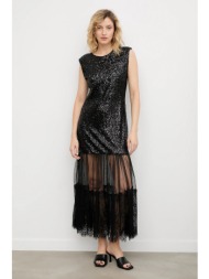 φόρεμα answear.lab χρώμα: μαύρο 100% πολυεστέρας