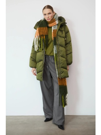 παλτό medicine χρώμα πράσινο γέμισμα στα μανίκια 100%