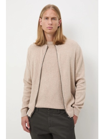 πλεκτή ζακέτα medicine χρώμα μπεζ 70% βισκόζη, 30%