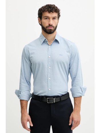 πουκάμισο boss orange χρώμα μπλε, 50548959 95% βαμβάκι, 5%