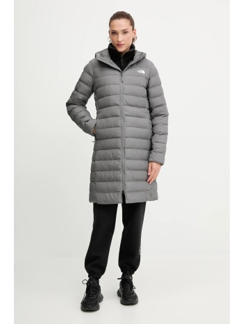 μπουφάν the north face aconcagua χρώμα γκρι, nf0a88ta0uz1