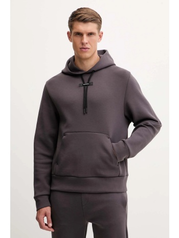 φούτερ προπόνησης on focus tech χρώμα μοβ, με κουκούλα