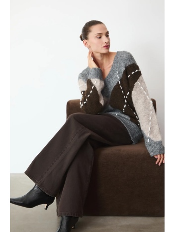 πουλόβερ με προσθήκη μαλλιού medicine χρώμα πολύχρωμο 60%