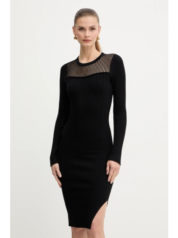 φόρεμα morgan χρώμα μαύρο, rman υλικό 1 78% lenzing