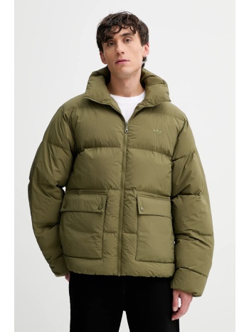 μπουφάν adidas originals synthdown χρώμα πράσινο, jw5817