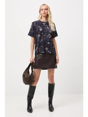 βαμβακερό μπλουζάκι medicine χρώμα μαύρο 100% βαμβάκι