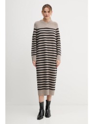 μάλλινο φόρεμα tommy hilfiger χρώμα: μπεζ, ww0ww46761 κύριο υλικό: 70% μαλλί, 30% κασμίρι
πλέξη λαστ